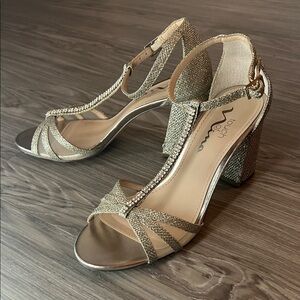 Glittering Gold Heels